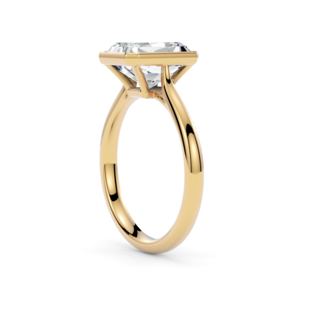Rachel Radiant Lab Created Diamond Engagement Ring