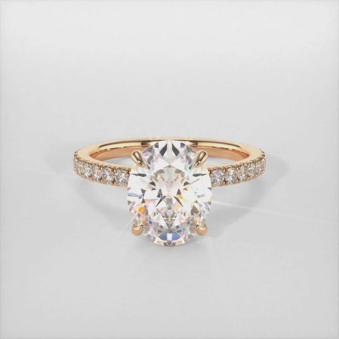 Create moissanite engagement ring store